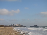 SX21406 Looking back to Tenby from south beach.jpg